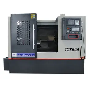 china cnc lathe Auto high accuracy Taiwan ball screw TCK50A cnc machine turning center