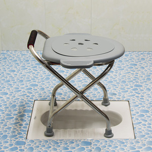 Silla de Ducha Aya con Estructura de Acero Inoxidable, Capacidad de Carga de 200 kg, Equipo de Seguridad para Baño para Personas Mayores y Mujeres Embarazadas - Product Image 4