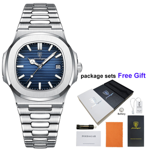 <span class=keywords><strong>Reloj</strong></span> de Pulsera de Lujo para Hombre, Modelos Más Vendidos de Poedagar, Resistente al Agua, <span class=keywords><strong>Reloj</strong></span> de Cuarzo <span class=keywords><strong>Original</strong></span> para Hombre, <span class=keywords><strong>Reloj</strong></span> para Hombre, Montre Homme - Product Image 2
