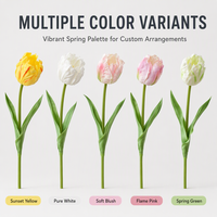 Fleurs artificielles en PU Joho Parrot Tulip en gros OEM ODM Offre de vente en gros Fournisseur d'usine Importateur Commande