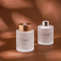 Vente en gros de pots en verre de 150 ml pour la décoration avec logo personnalisé, diffuseur de roseaux d'arôme liquide naturel pour aromathérapie
