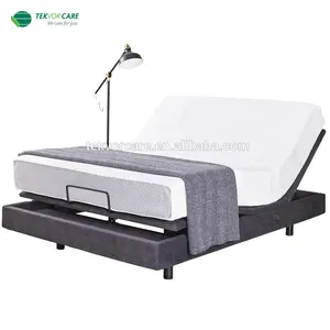 Tecforcare를 도매 접이식 금속 현대 전기 조절 침대 베이스 전기 조절 침대 매트리스