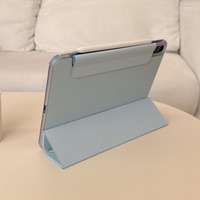 Étui robuste anti-déformation pour tablette compatible iPad 9 10.2, adsorption magnétique double face, support pliable en Y, fente pour stylet, anti-chute