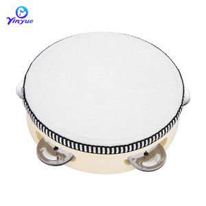 แทมบูรีนไม้ขนาด 6 นิ้ว ขอบสีดำ สำหรับเด็กเพื่อการศึกษาปฐมวัย - Product Image 3