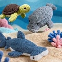Jouet en peluche pour animaux de compagnie AFP, résistant aux morsures, jouet à mâcher qui couine, jouet interactif pour chiots, pour le nettoyage des dents
