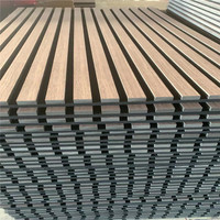 Akupanel 270 Insonorisation 240x60 Chêne Mdf Pet Board Noir Acoustique Bois Ardoises Panneaux Muraux Panneau Acoustique