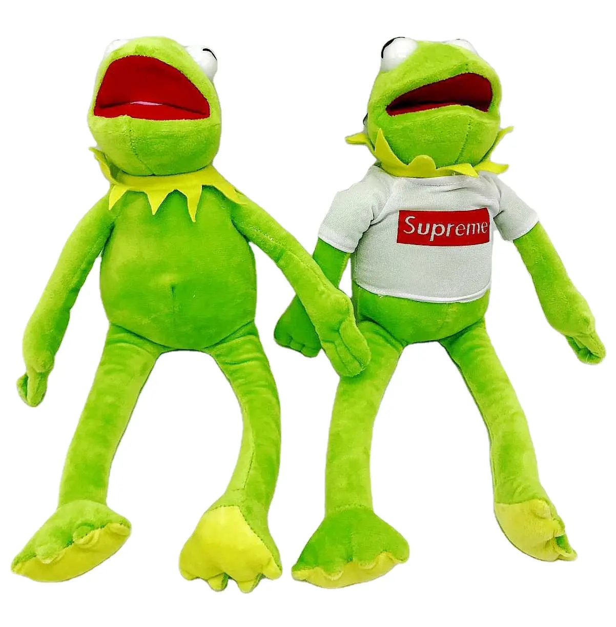 Hete Verkoop Creatieve Groene Kikker Pop Sesam Straat Kermit Kikker Pluche Speelgoed Krmit Komi Kikker Gevulde Pop