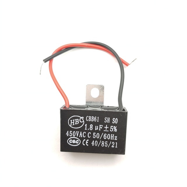 Cbb61 450vac Capacitor 1.8uf 40/70/21 50/60hz Moter Capacitor Film Capacitor 450v 40/70/20, 40/85/21 Original Manufacturer,odm