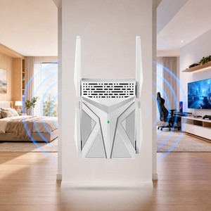 Repetidor WiFi 6 de Doble Banda, Amplificador de Señal WiFi, Potenciador de Red de 3000Mbps para Juegos, Streaming y Red Doméstica, 4 Antenas - Product Image 4