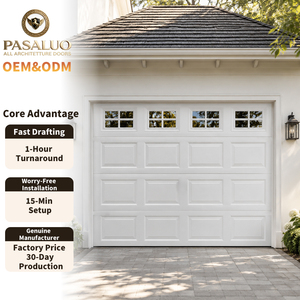 <span class=keywords><strong>Porte</strong></span> <span class=keywords><strong>de</strong></span> <span class=keywords><strong>garage</strong></span> sectionnelle pliante électrique en alliage d'aluminium blanc moderne HC, avec télécommande, automatique, en verre, <span class=keywords><strong>isolation</strong></span> thermique - Product Image 1
