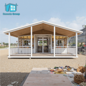 Green Luxury Tiny Villa Triangulaire Flatpack Maison Préfabriquée Maison Fabriquée en Chine 3 Chambres avec Salle de Bains - Product Image 1