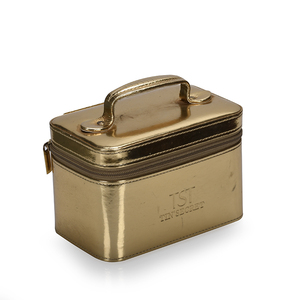 Caja de joyería pequeña cuadrada con asa para regalo, organizador de almacenamiento de collares, pendientes y anillos, ideal para viajes, venta de fábrica. - Product Image 3
