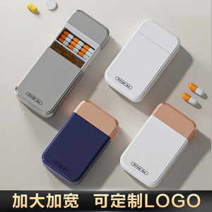 Organisateur de pilules 7 jours 3 fois par jour, boîte à médicaments portable hebdomadaire avec compartiments <span class=keywords><strong>pour</strong></span> les repas - Product Image 2