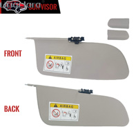 Pare-soleil de voiture ABS à bas prix pour Citroën C3 II Hatchback 2009-2016, côté conducteur et passager, pare-soleil, protection solaire