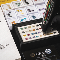 Pierre précieuse en moissanite de qualité supérieure, de couleur, de taille radiant, créée en laboratoire, certifiée GRA, testée au testeur de diamants, vente en gros Redleaf