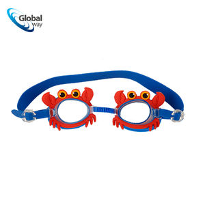 <span class=keywords><strong>Gafas</strong></span> de natación <span class=keywords><strong>para</strong></span> niños con lindo diseño de tela de araña cangrejo y Protección UV antivaho de silicona suave - Product Image 1