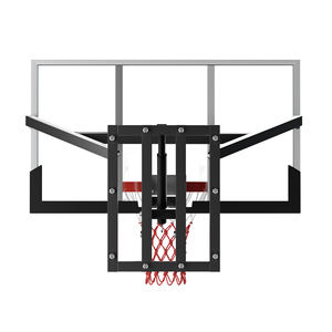 Supporto da basket a manovella montato a parete, regolabile in altezza e canestro fisso con design QuickPlay - Product Image 5