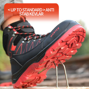 Botas de Trabajo Impermeables Antideslizantes S3 para <span class=keywords><strong>Hombre</strong></span>, <span class=keywords><strong>Zapatos</strong></span> de Seguridad Industriales con Puntera de Acero y Protección Antipinchazos - Product Image 5