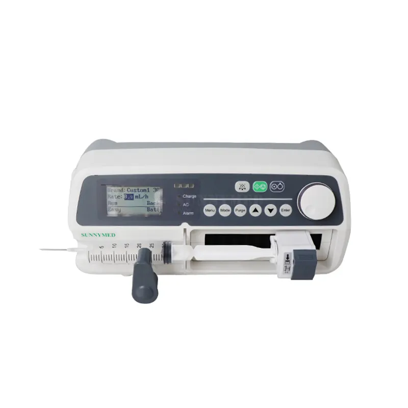 SY-G079 portatif médical de Haute qualité pompe à seringue supérieure pompe à perfusion électrique