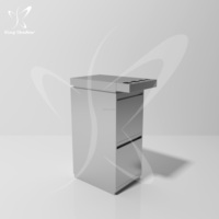 Meuble de salon chariot, station de style, en argent sterling