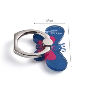 Nuevo Diseño de Soporte para Teléfono Móvil con Forma de Mariposa, Color Azul, Logotipo Personalizado, Acrílico, Hermoso - Product Image 6