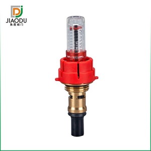 เครื่องวัดการไหลของน้ำแบบปรับพื้นที่ได้ JIAODU DN15 เกลียวทองแดง สำหรับระบบประปา - Product Image 1