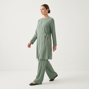 2026 New Custom Design Muslim <b>Dresses</b> <b>for</b> Women Round Neck Fashionable Muslim <b>Dress</b> Islamic Muslim <b>Eid</b> Clothing - Product Image 3