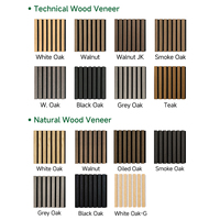 Panneaux muraux acoustiques en bois Akupanel à livraison rapide, panneaux muraux à lattes acoustiques
