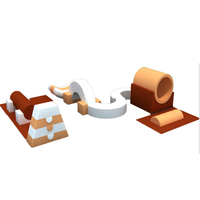 Enfants exercice physique équilibre formation doux jeu ensemble enfants intérieur aire de jeux équipement combinaison gratuite blocs de mousse
