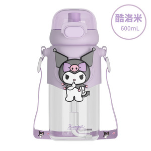 Kuromi Melody Kawaii Anime CUP ถ้วยพลาสติกความงามสูงสไตล์อเมริกัน <span class=keywords><strong>Hello</strong></span> Tour ความจุขนาดใหญ่เด็กผู้หญิงน่ารักเด็ก600มล. - Product Image 5