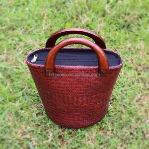 Bolso de Mano Retro de Moda 2017 para Mujer, Bolso Tipo Cubo para Viajes, Playa y Ocio - Product Image 2