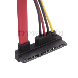มินิขนาดเล็ก4Pin PH2.0 + SATA ถึง22(15 + 7) ขาฮาร์ดดิสก์ SATA ข้อมูลแหล่งจ่ายไฟสายเคเบิล L <span class=keywords><strong>ประเภท</strong></span>90องศา - Product Image 6