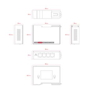 ตัวขยายสัญญาณ PoE ภายในอาคาร IEEE802.3af/at 10/100mbps สำหรับสวิตช์ PoE ระยะไกลสำหรับกล้อง IP - Product Image 4