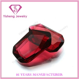 พลอยพลอยทัวร์มาลีนสังเคราะห์20มม. พลอยสีชมพูอเมทิสต์สีส้มเหลือง - Product Image 4