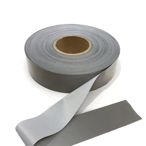 Wanxiao Chất Liệu Phản Quang Của Quần Áo May Trên Băng Vải Phản Quang Công Nghiệp Rửa Cao Ánh Sáng Bạc TC Băng Phản Quang Dải - Product Image 1