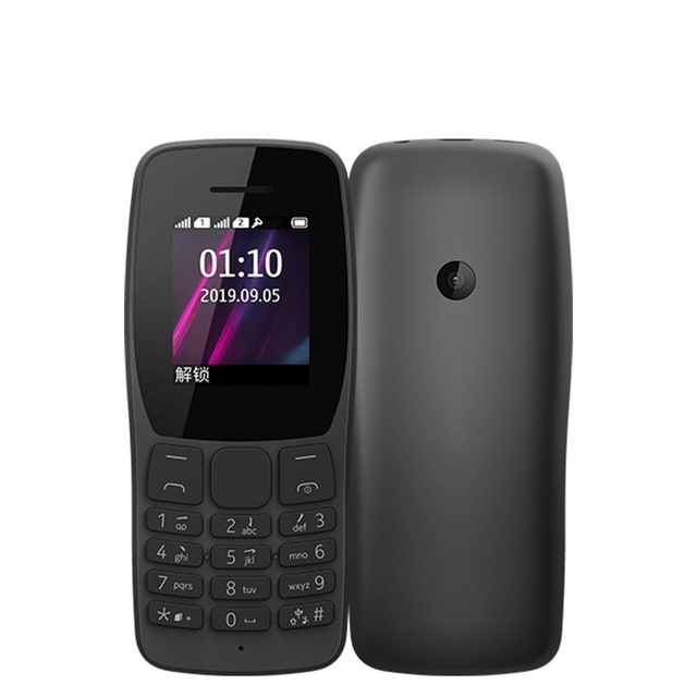 Wholesale 110 2G Bar Feature Phone 2G Dual SIM 800mAh Unlocked 1.7'' Keypad Phone Cellphone Compact Durable Mobile Cellphone