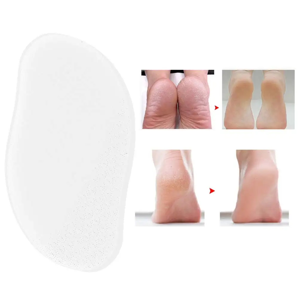 Custom Logo Foot Scrubber , Dead Skin Callus Remover with Foot File and Glass Nail File