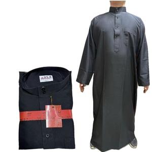 Ccy批发伊斯兰服装男士穆斯林服装男士沙特阿拉伯迪拜达法·阿塞埃尔·哈拉曼·阿巴亚·布布 - Product Image 5