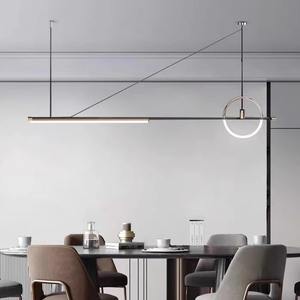 Nueva Lámpara Colgante de Estilo Nórdico Moderno y Minimalista, Tira Larga para Comedor, Barra, Recepción, Iluminación para Diseño de Salas de Exhibición - Product Image 2