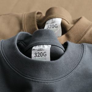 Dtg peso pesado Unisex alta calidad gráfico Streetwear Boxy fabricante algodón cuello redondo diseño personalizado camiseta de gran tamaño hombres - Product Image 1