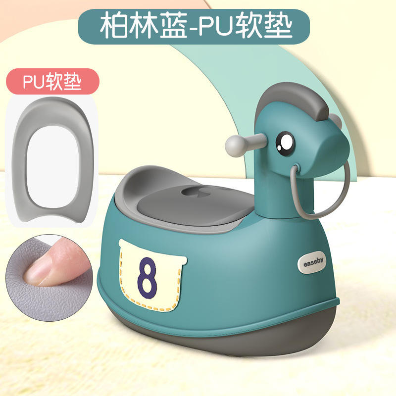 ม้าโยกสีแดง (รุ่นมาตรฐาน) มีล้อ ไม่มีดนตรี