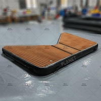 Plateforme flottante gonflable portable en Drop Stitch, ponton pour jet ski, quai pour yacht et bateau