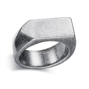 Anillo de Hombre de Acero Inoxidable con Diseño de Flecha Punk, Venta al por Mayor, Resistente al Agua, Moderno, Simple y con Personalidad - Product Image 6