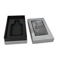 Boîtes d'emballage de parfum créatives en forme de livre personnalisables avec logo estampé à chaud, flacon de parfum arabe, doublure en éponge, recyclables