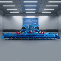 Herse rotative pliable de 6 m pour la préparation des semis et le travail secondaire du sol – Garantie 1 an