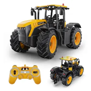 E359-003 Rc Farmer Car DoubleE 1:16th 2.4GHz Rc JCB Authorize Farm Tractor Truck Engineering Vehicle Construction