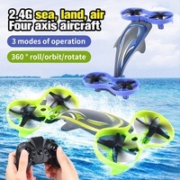 Nouveau design RC terre mer Air 3IN1-avion amphibie natation et vol avion jouets pour jouet de plein air