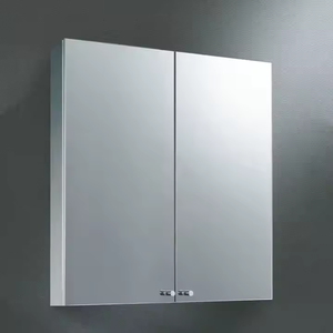 Prezzo a buon mercato 2 <span class=keywords><strong>porte</strong></span> 201 # Ss in acciaio inox armadietto <span class=keywords><strong>specchio</strong></span> bagno di vanità - Product Image 4