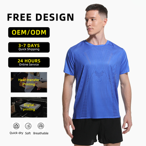 Camisetas Deportivas de Poliéster con Diseño OEM, Impresión Personalizada para Eventos de Maratón, Camisetas de <span class=keywords><strong>Trail</strong></span> Running de Secado Rápido con Sublimación - Product Image 4