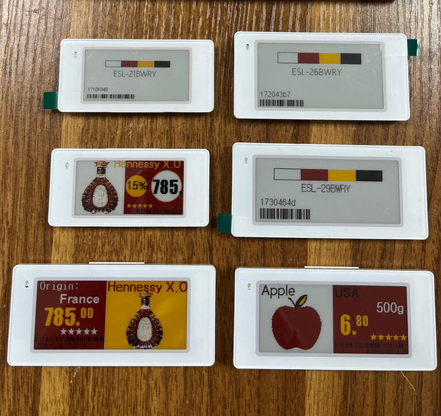 2.4GHz Bluetooth Ble5.0 EInk Display Electronic Shelf Label Digital Price Tags for Supermarket 2.9Inch Esl Digital Shelf Talkers